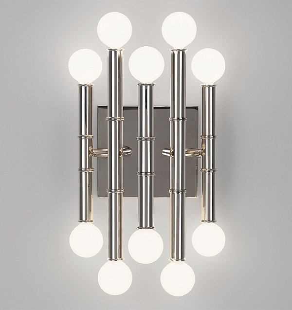 Five-arm wall sconce