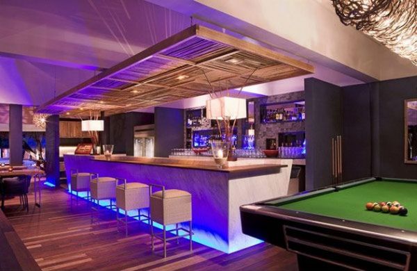 Home Bar With Pool Table Attempts To Recreate A Pub Atmosphere 