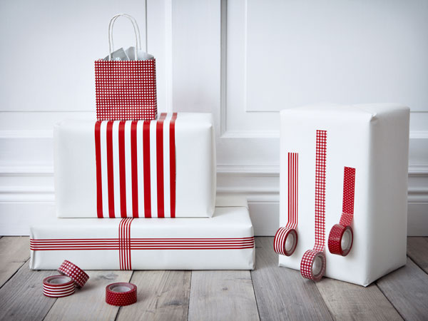 IKEA Christmas collection - festive wrapping tape