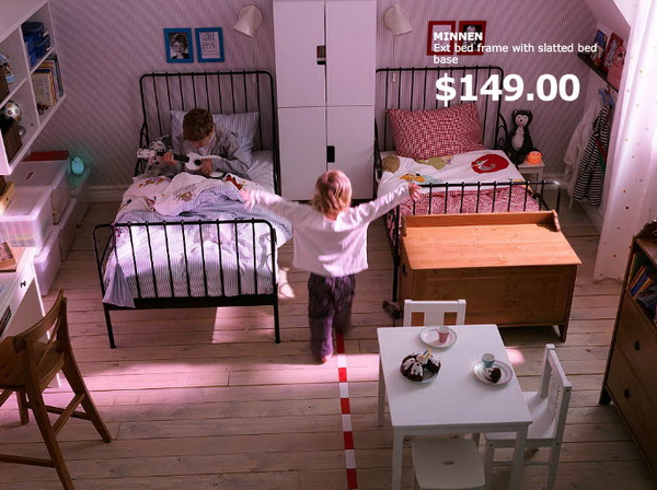 IKEA brothers bedroom idea