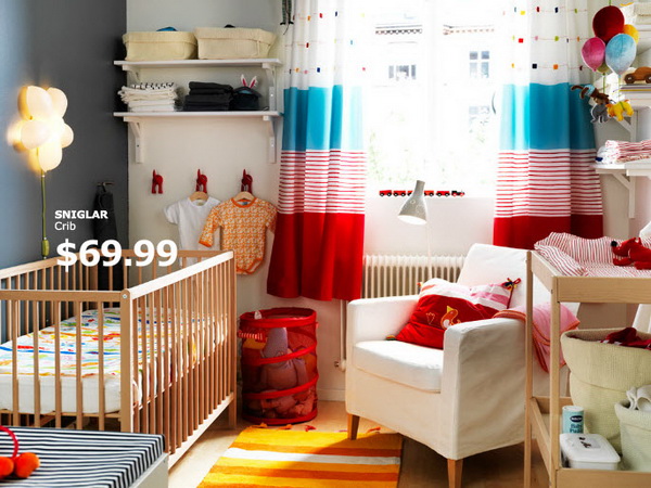 Ikea nursery hot sale curtains