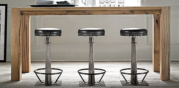 Industrial soda fountain stools