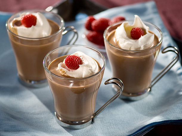 Raspberry hot chocolate