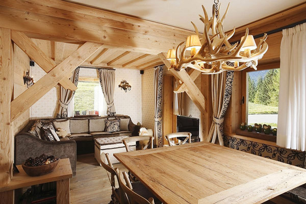 Rustic Wooden Apartment