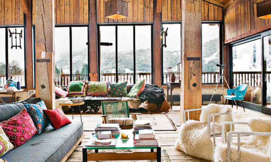 Vintage French Alps Chalet For Your Snow Filled Holidays