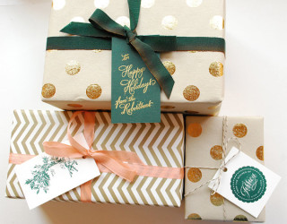 Stylish Holiday Gift Wrap Ideas