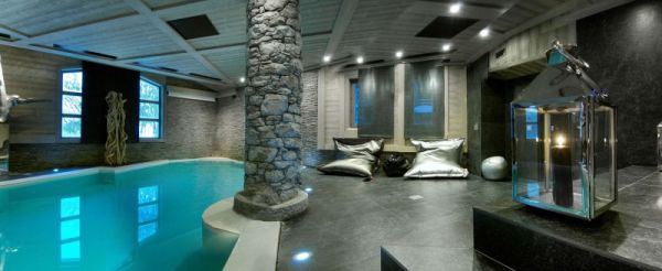 Take a dip in the resfreshing pool indoors