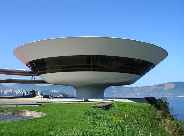 The Niteroi Contemporary Art Museum by Niemeyer