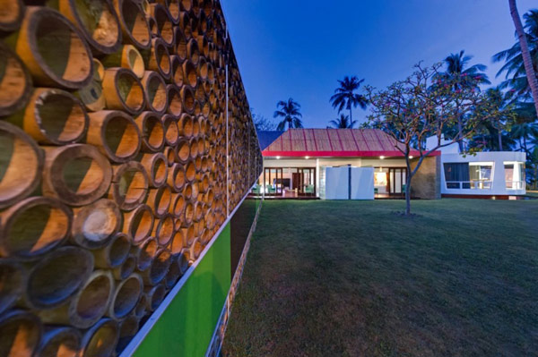 The use of bamboo to create harmonious design