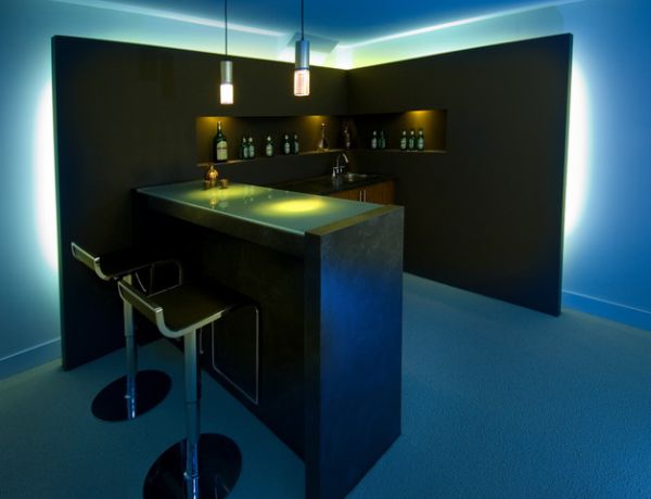 Uber sleek Japanese Modern Home Bar