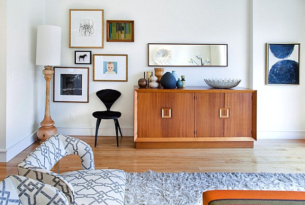 Wooden-credenza-with-Mid-Century-style