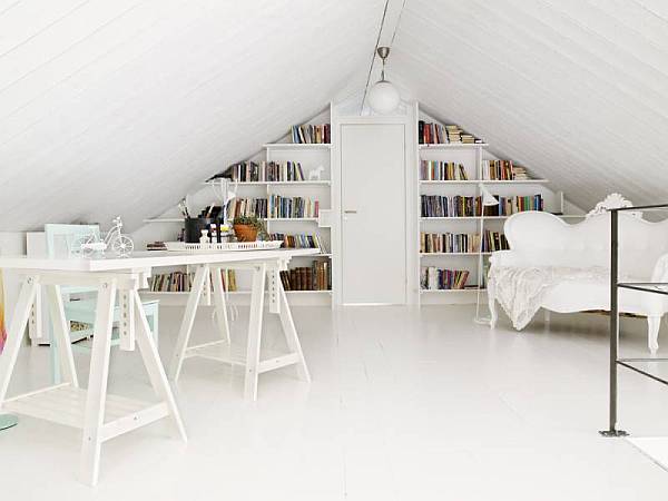 attic study room