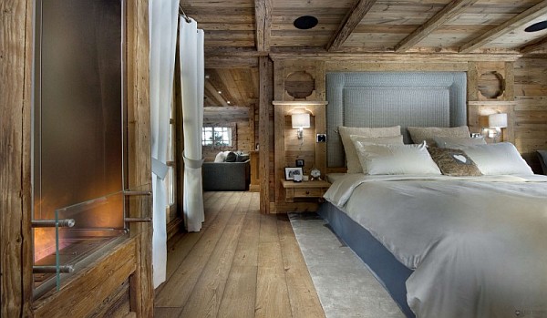 beautiful rustic chalet bedroom design