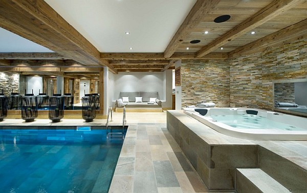 chalet spa area