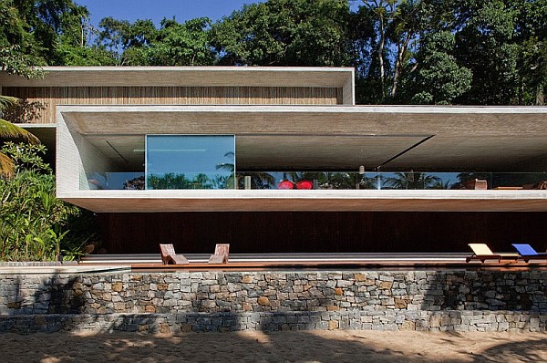 concrete beach house