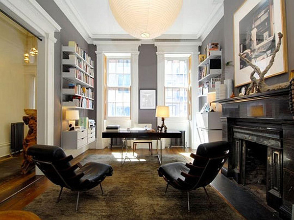 elegant home office - study room