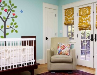 Baby Girls Rooms Ideas With Non-Traditional Colors