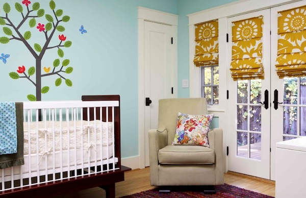 Baby Girls Rooms Ideas With Non Traditional Colors