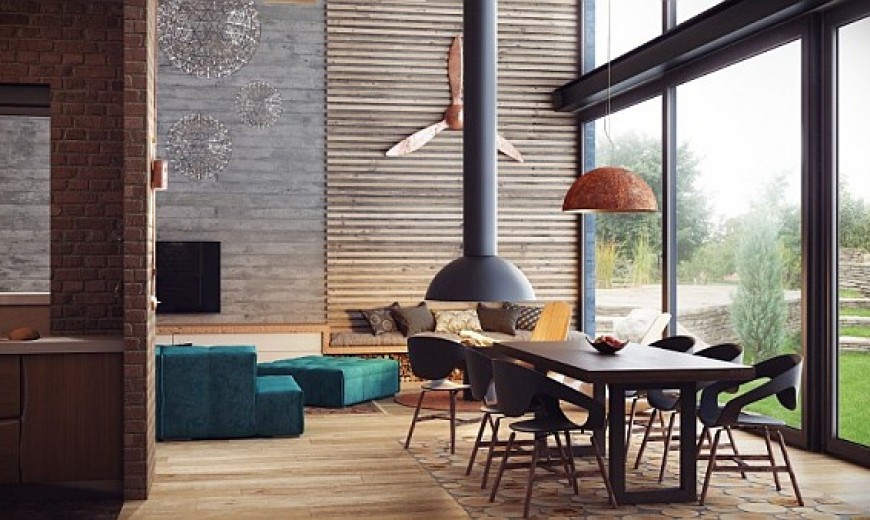 Elegant Interiors for a Luxurious Modern Duplex Conjured by Uglyanitsa Alexander