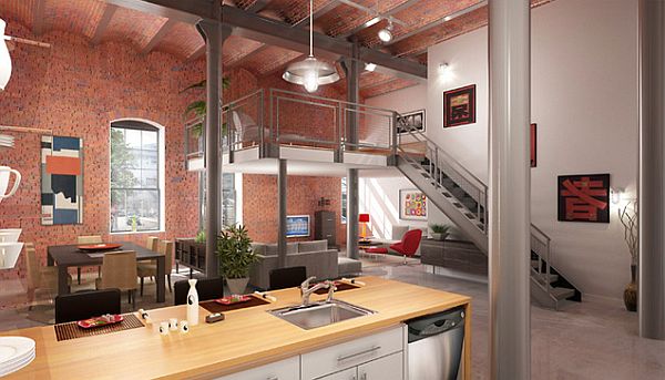 loft living area design
