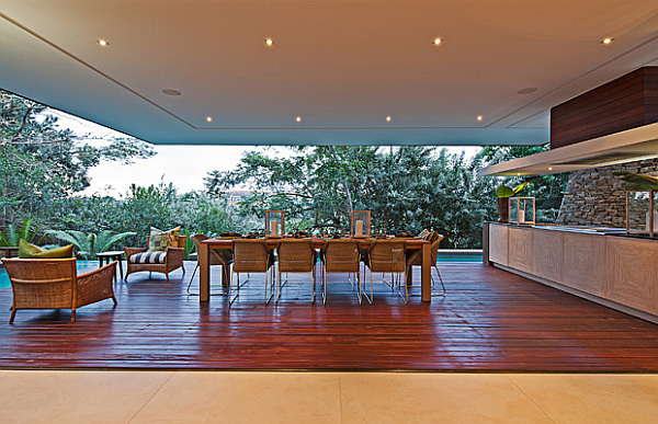 open space dining area