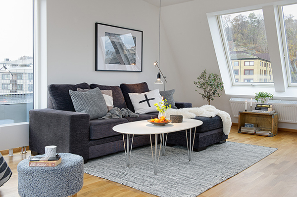 Timeless Design For Modern Scandinavian Attic Apartment