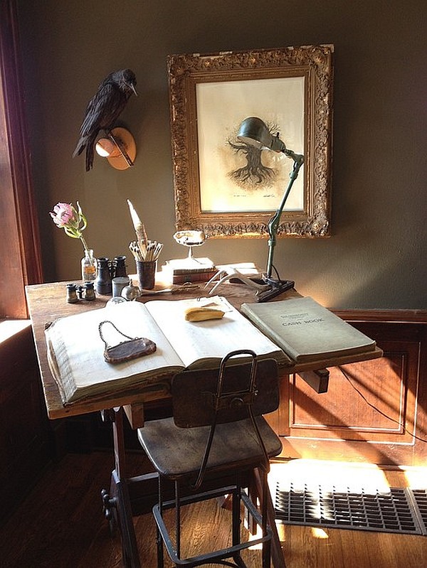 writing desk in office