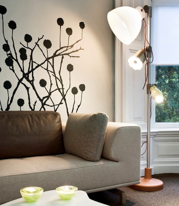 wall decal modern living room