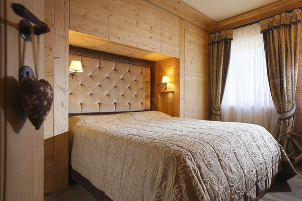 wooden bedroom