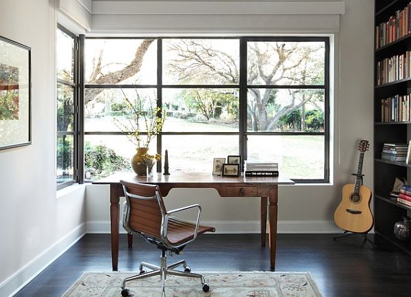 writing desk at window