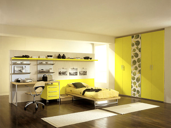 Acid yellow bedroom