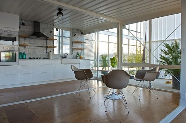 Ample living space inside the container home