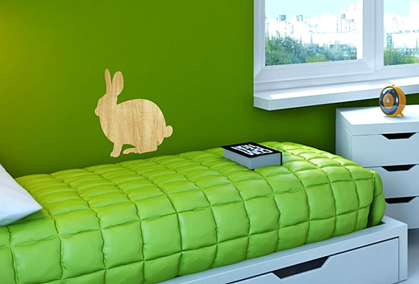 Bunny wall decal