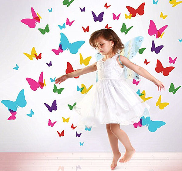 Butterfly wall decals