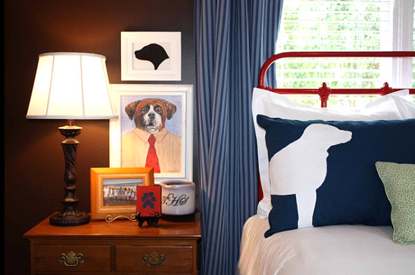 Canine-themed bedroom