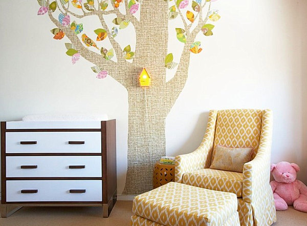 Colorful tree decal