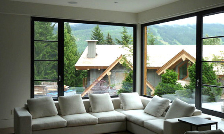 Corner Windows, Living Room Window Design