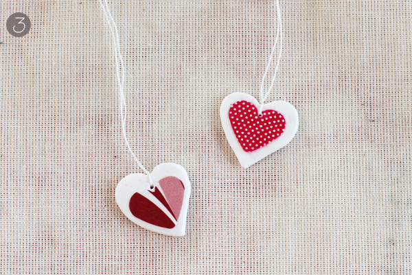 Cute and Classic  Decoupage Heart Necklace
