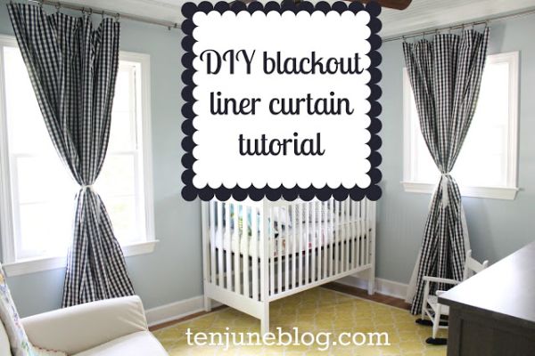 DIY Blackout curtains