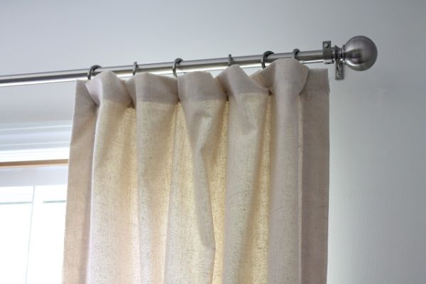 DIY neutral curtains