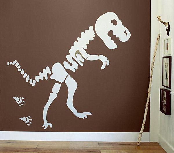 Dinosaur bones decal