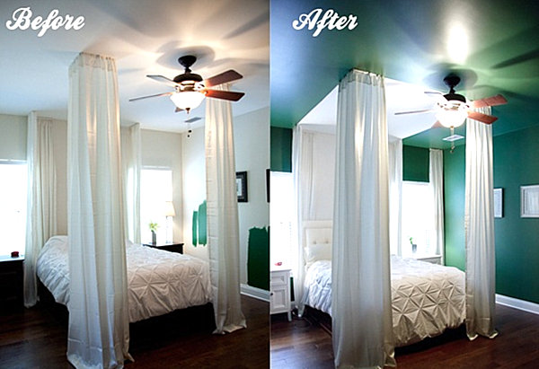 Emerald bedroom makeover