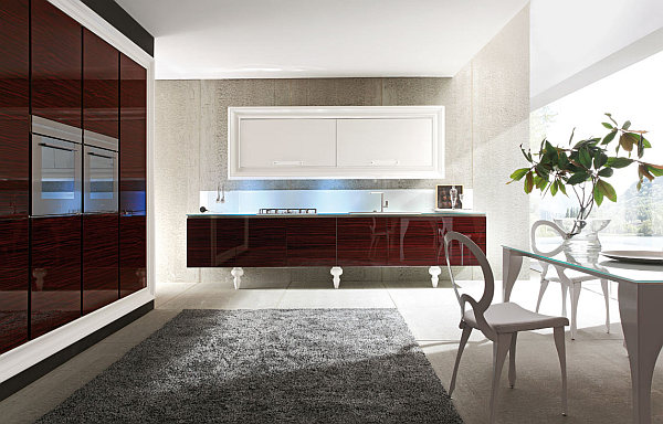 Luxury art deco kitchen interior design