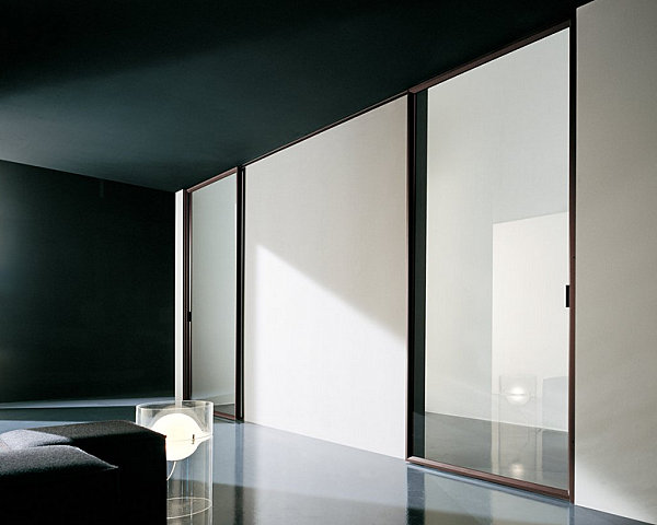 Modern glass sliding door