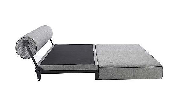 Modern sofa converts to a bed