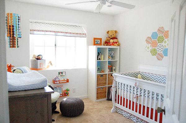 Nursery with a Winnie the Pooh theme