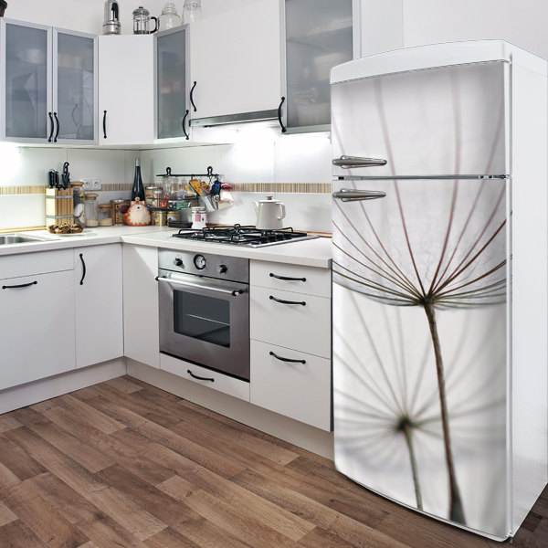 Refrigerator door decal