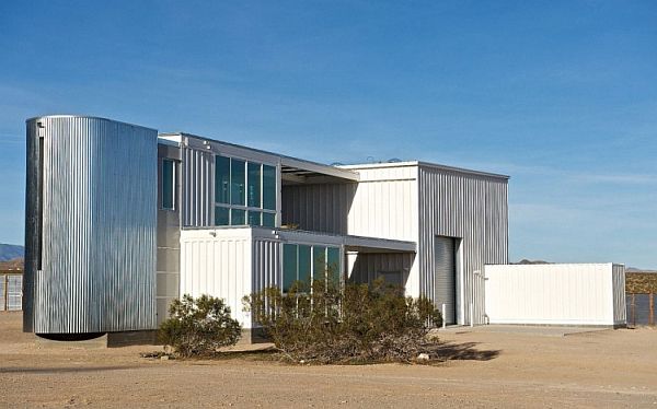 Shipping Container house in the heart of Mojave Desert