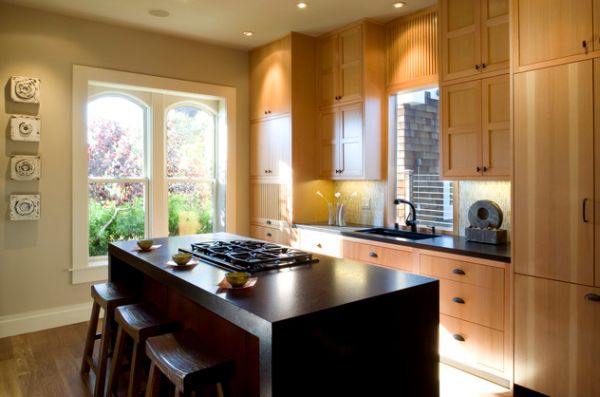 Sleek Asian kitchen with simple and uncomplicated cabinetry