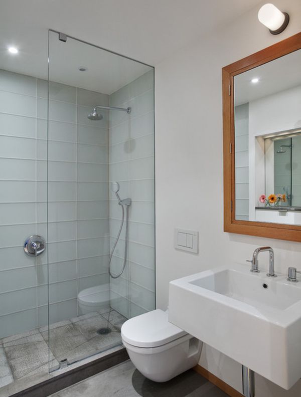 Sleek modern bathroom ideal for the contemporary apartment space